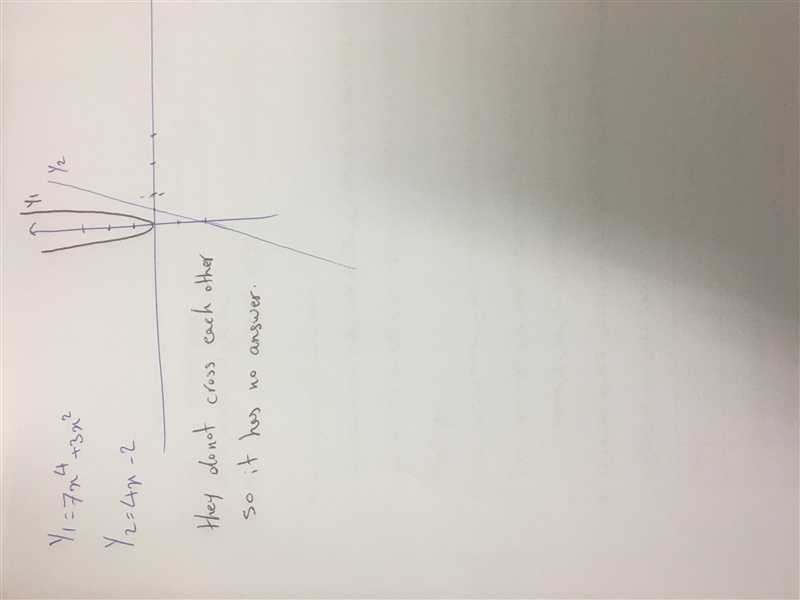 7x⁴ + 3x² - 4 X= -2-example-1