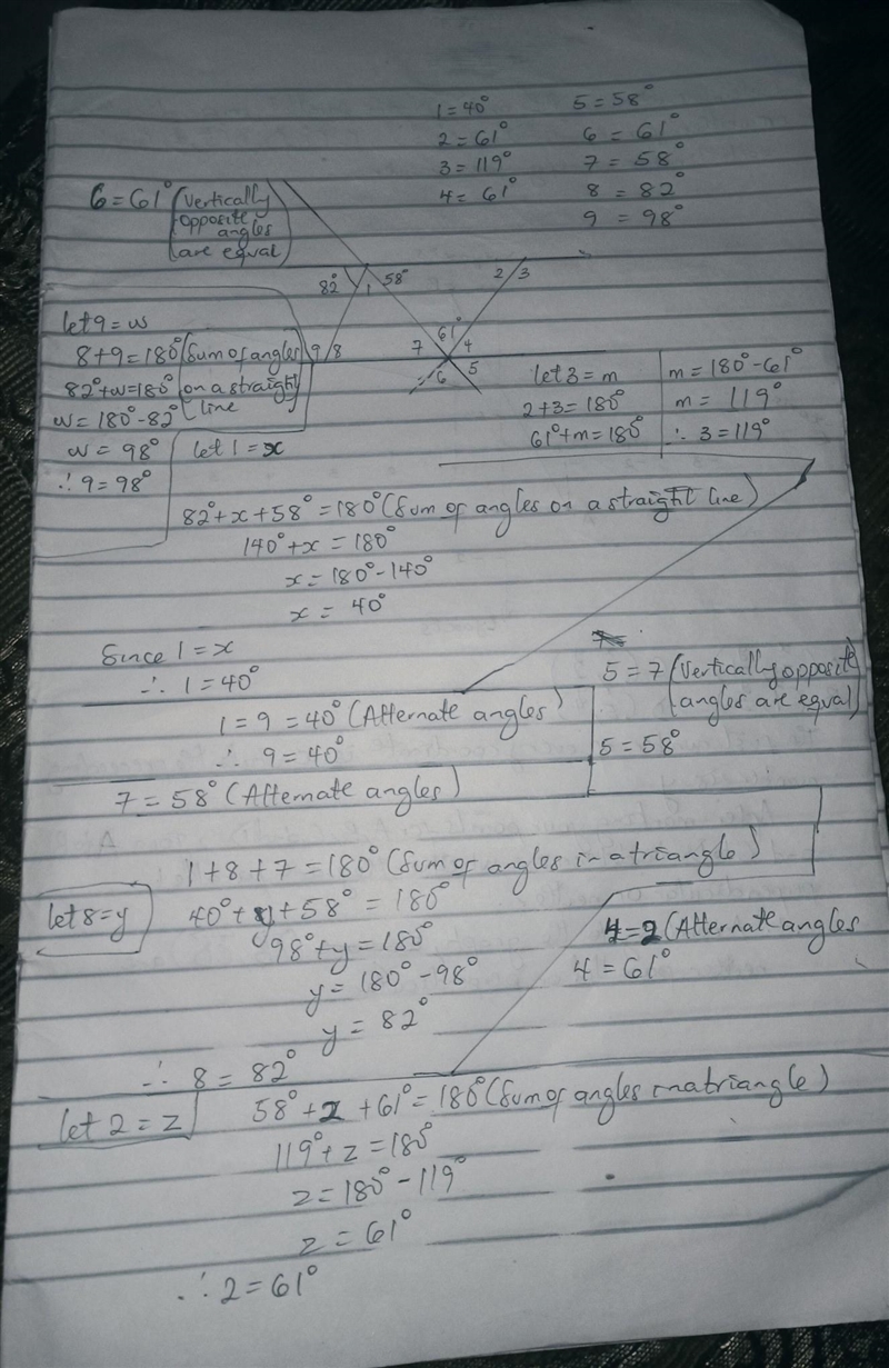 Find the measure of each missing angle. a || b-example-1