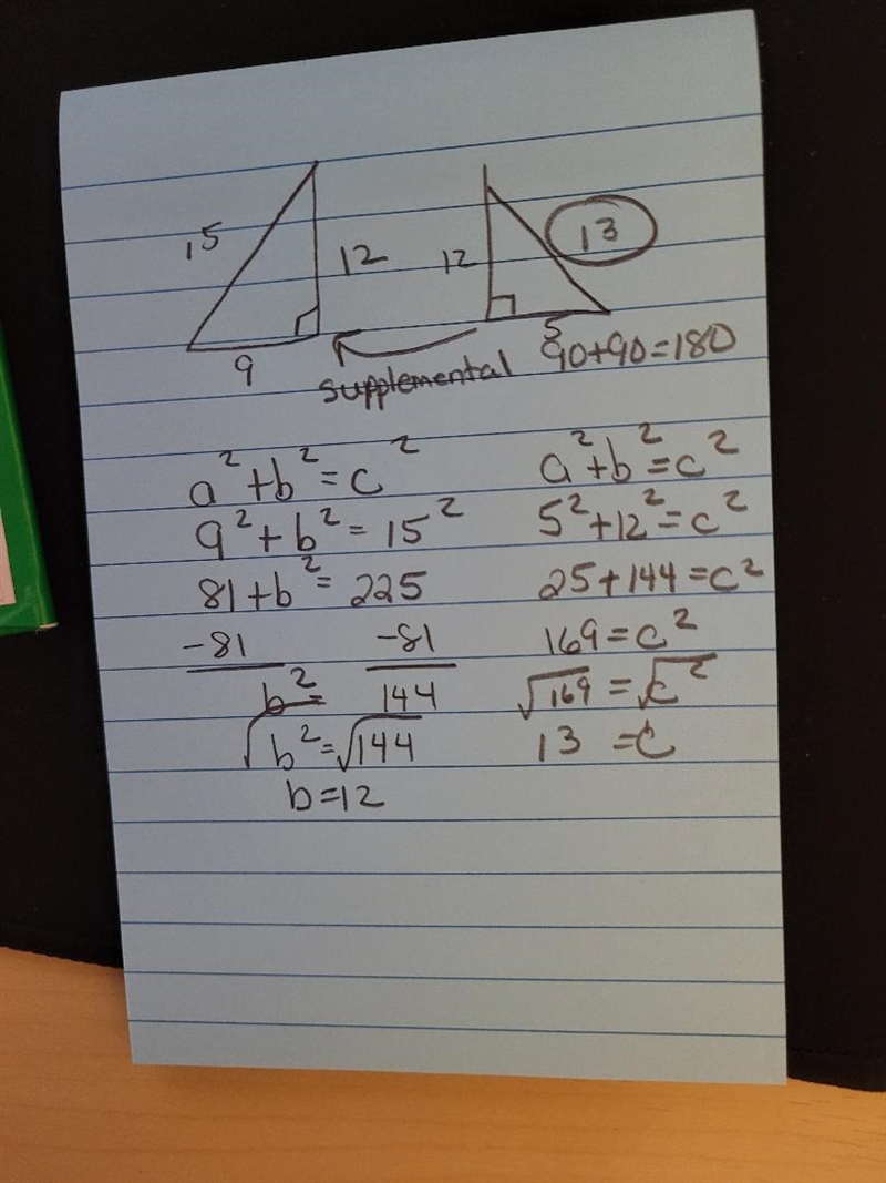 In the figure below, what is the length of BC? A) 12 B) 13 C) 17 D) 18 E) 22-example-1