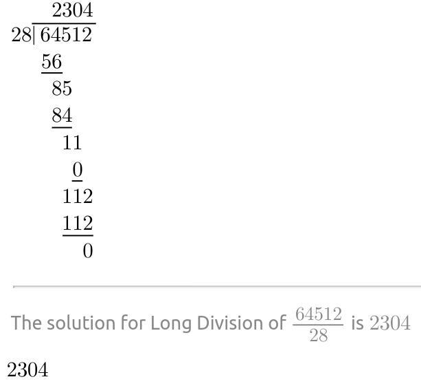 64,512 divided by 28-example-1