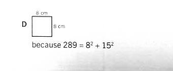 1 Look at the figure 289 cm 15 cm 15 cm Which of the following correctly completes-example-1