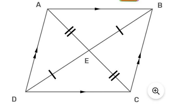 Write down the two district properties between parellelograml and trapezium ​-example-1