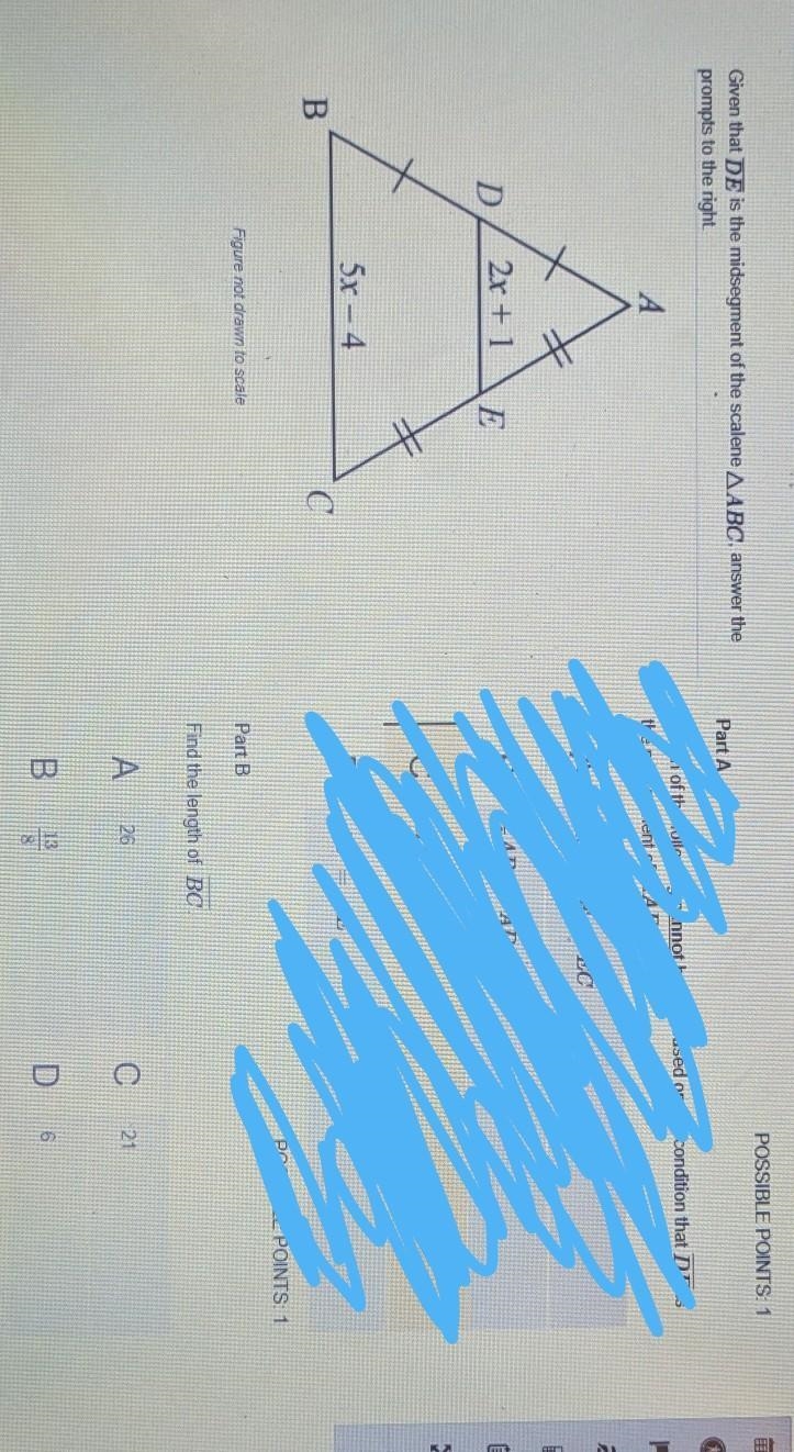 How do I find the following answer to parts B?-example-1