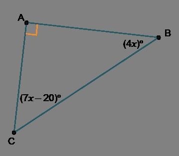 What is the m∠ACB? 10° 50° 90° 180°-example-1