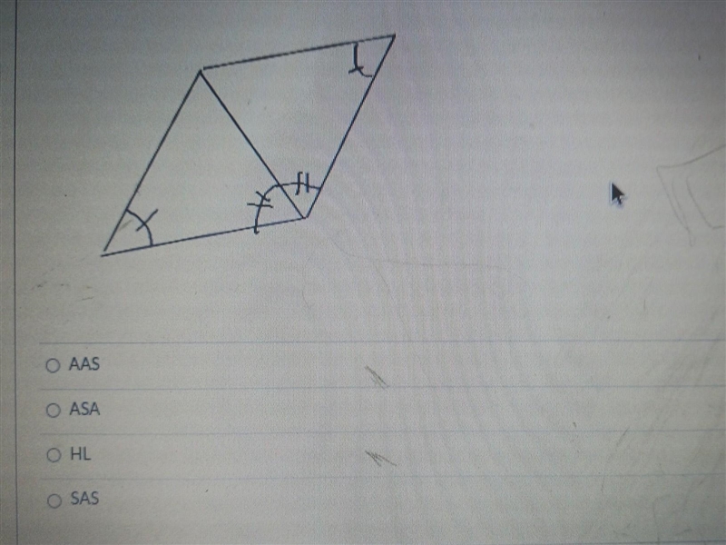 Which congruent theorem would prove these triangles congruent ?? ​-example-1