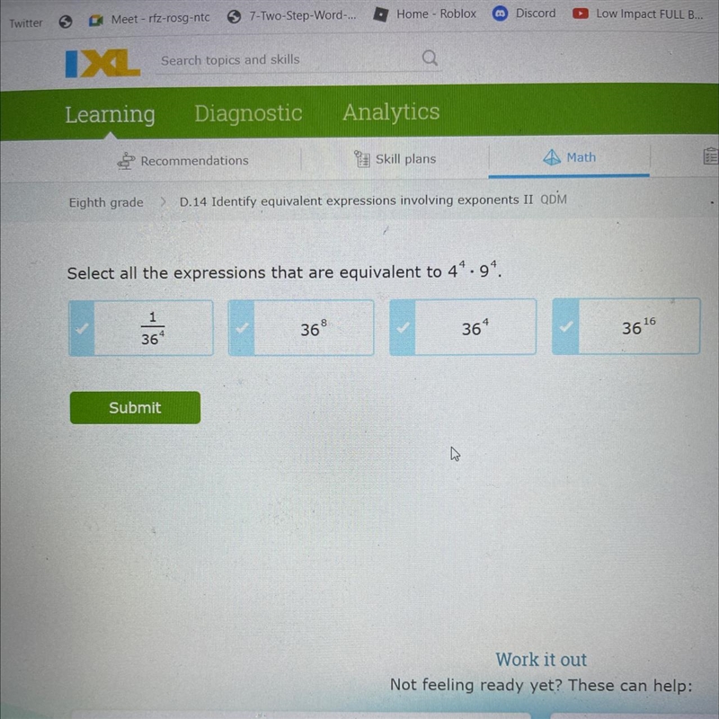 Select the expression(s) for the problem below-example-1