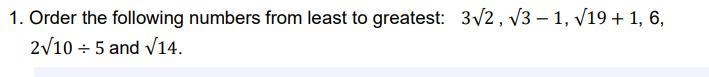 PLEASE HELP IVE BEEN TRYING TO GET PPL TO ANSWER BUT NO ONE HAS: Order from least-example-1