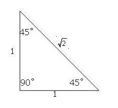 Help with this question. What is cos 45*?-example-1