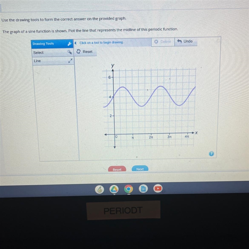 Using the drawing tools to form the correct answer on the provided graph-example-1