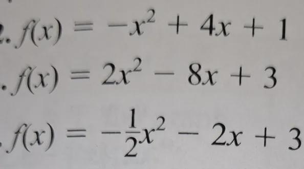 - Polynomial Functions -Find at least five ordered pairs for each function; then graph-example-1