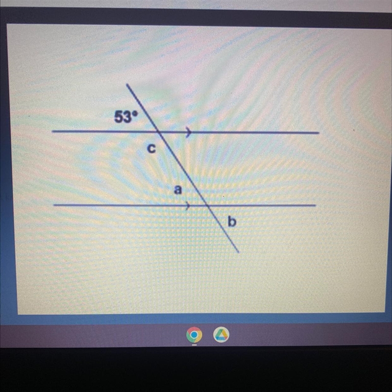 What is the measure of angle c?-example-1