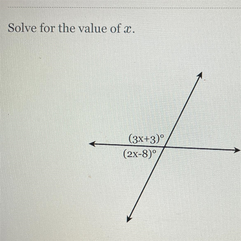 Solve for the value of X Thank you so much to anyone who solves this!!-example-1