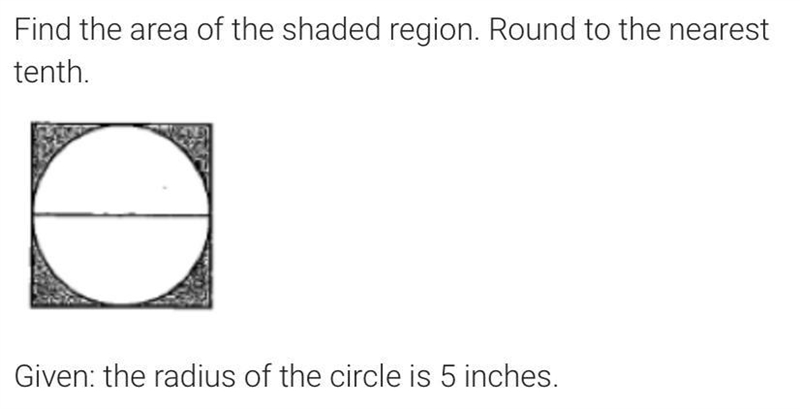 Find the area of the shaded region. See picture for full problem. Please and thank-example-1