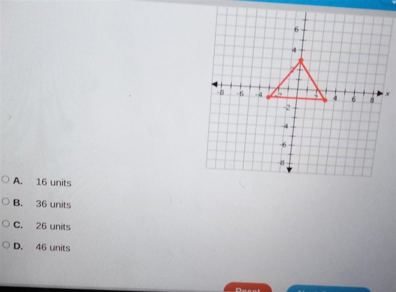 What's the perimeter of the isoceles triangle shown below?​-example-1