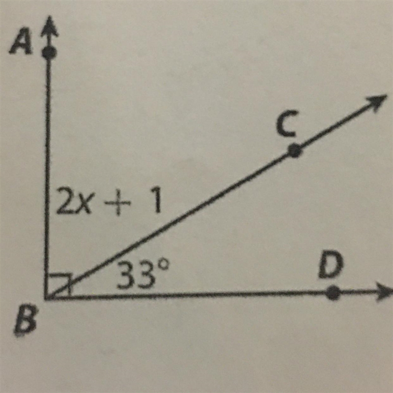 Find the value of x in each figure-example-1