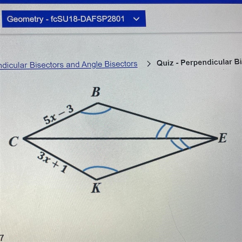 Find the length of CB A. 7 B. 4 C. 14 D. 2-example-1