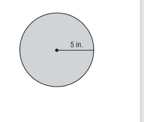 Jasmine plans to sew fringe around the circular pillow shown in the diagram. a. How-example-1