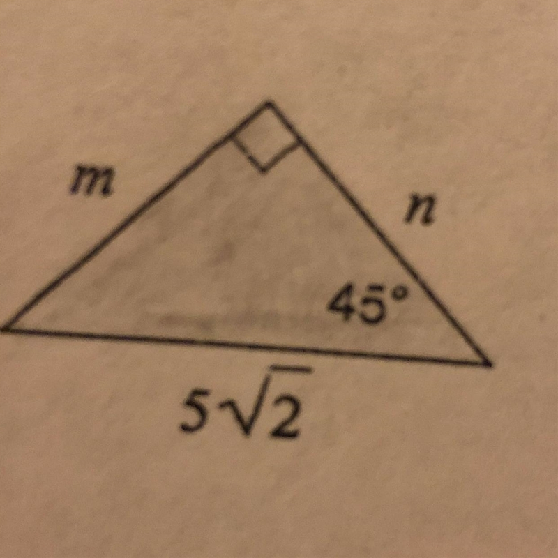 Find the missing side length. Leave your answers as radicals in simplest form. Explain-example-1