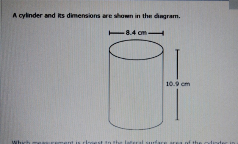 Answer choices: A. 604.1 cm2 B. 398.5 cm2 C.575.3 cm2 D. 287.6cm2​-example-1