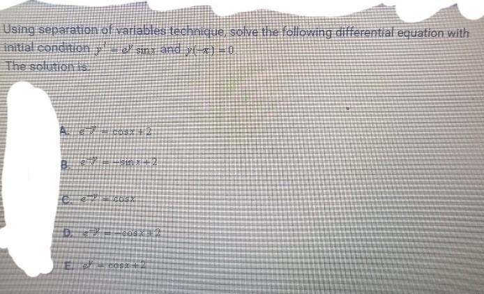 From a practice assignment: solve the following differential equation given initial-example-1