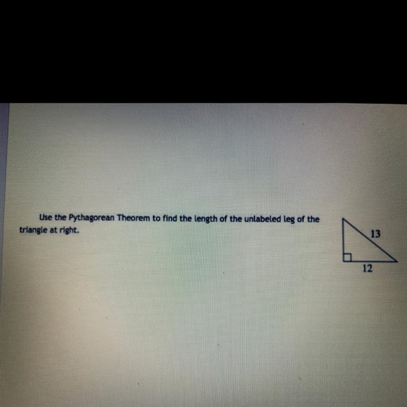 What is the length of the unlabeled side?-example-1