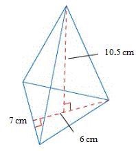 Find the volume of the figure. If necessary, round your answer to the nearest tenth-example-1