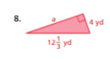 Find the missing length of the triangle. ASAP Due Today I got confused on this question-example-1