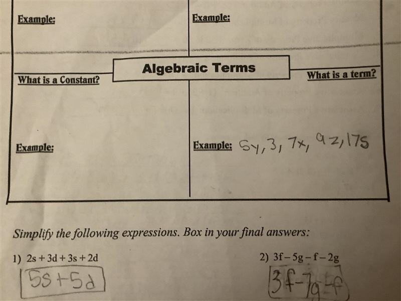 Can you please solve what is a constant and what is a term I’m just too lazy-example-1