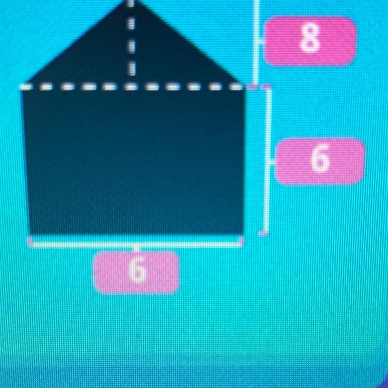 FIND THE AREA OF THE SHAPE PLEASE-example-1