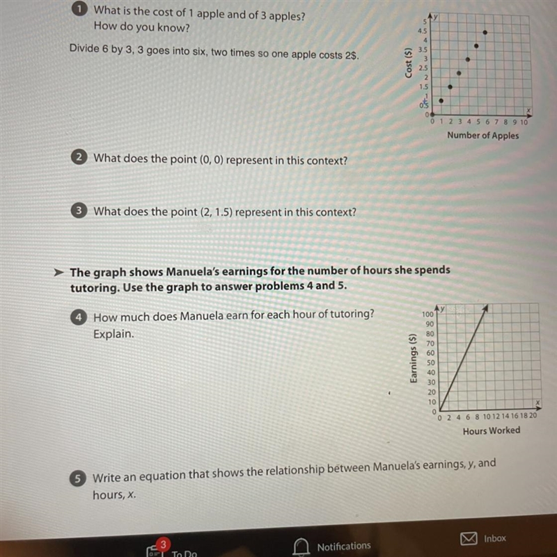 What does the point (0, 0) represent in this context?-example-1