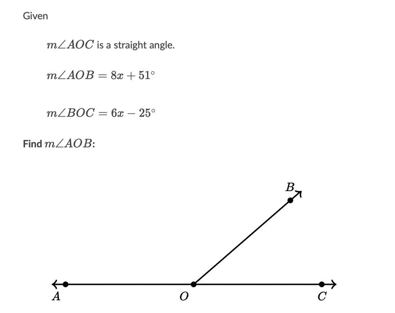 Equation practice with angle addition-example-1