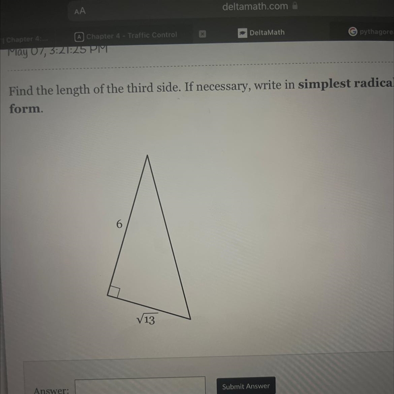 Geometry Help Pythagorean-example-1