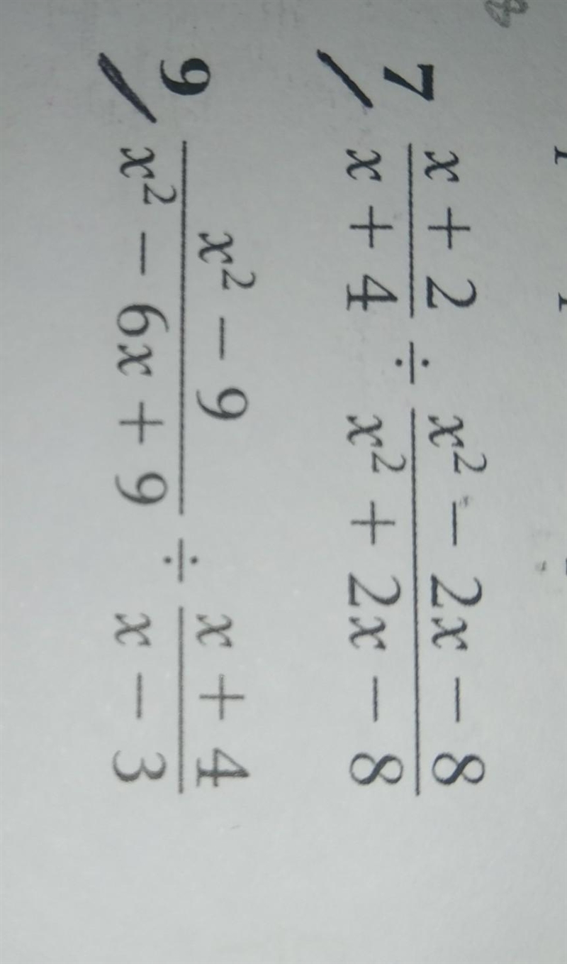 Help solve these algebraic fractions please with explanation would be great <3​-example-1