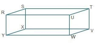 PLEASE HELP!!! Which pair of lines in the rectangular prism is skew? Line R Y and-example-1