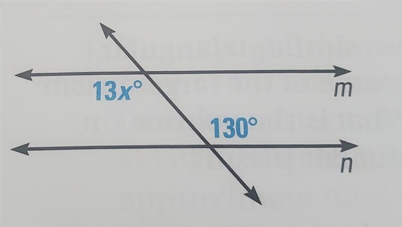 Find the value of x that makes m congruent to n​-example-1