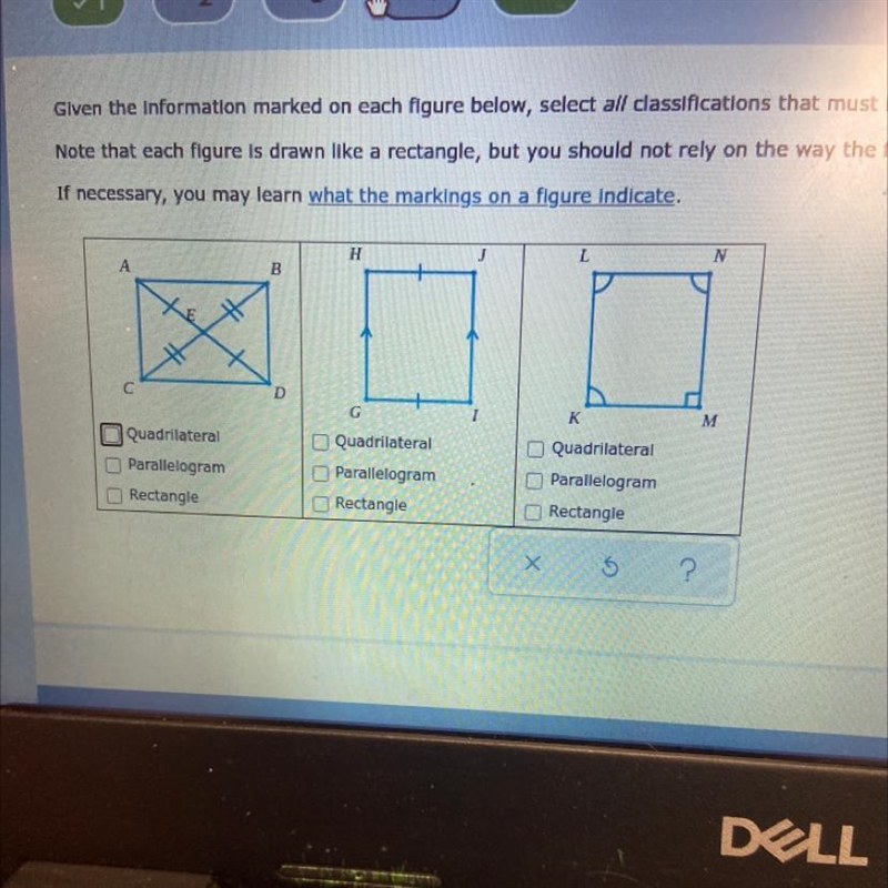 Please help, i don’t know what these different marks mean-example-1