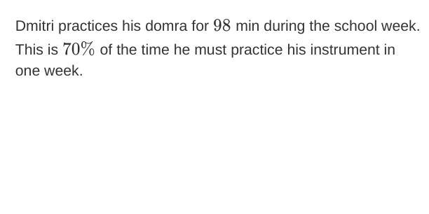 How many more mins must he practice on the weekend to meet his goal???-example-1