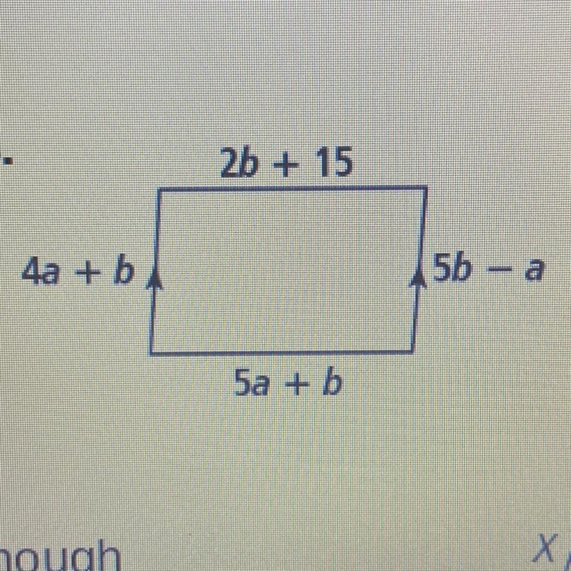 For what values of a and b is each quadrilateral a parallelogram-example-1