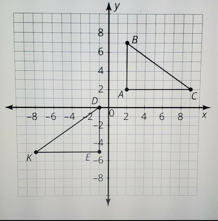 Part A: Danny determines that sides DE and BA are congruent. He also determines that-example-1