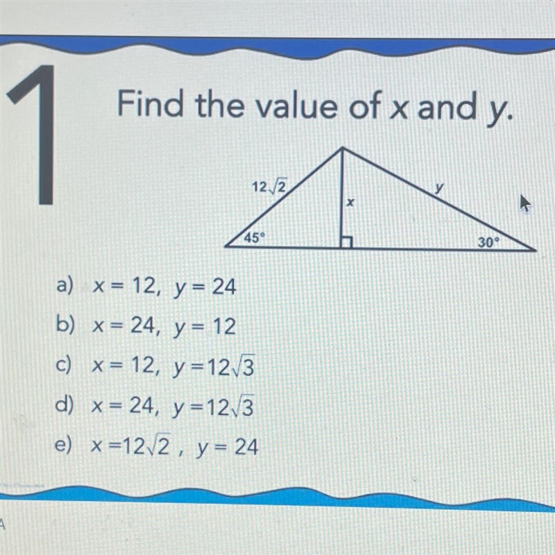 Find the value of x and y.-example-1