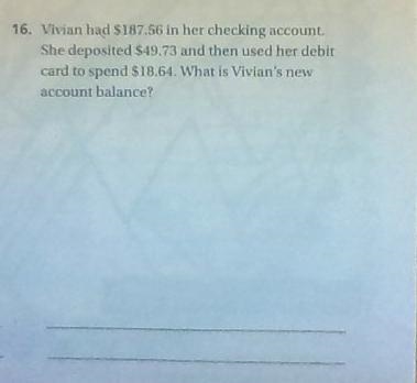 What is Vivian's new account balance?-example-1