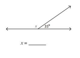 Answer fast, giving 66 points!! Identify the measure of angle x:-example-1