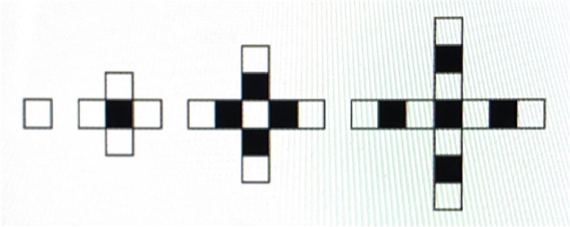 If the pattern were continued, what would be the ratio of the numberof unshaded squares-example-1