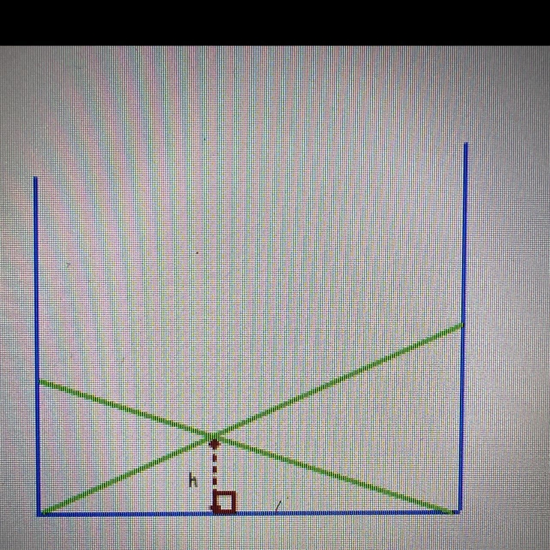 Help Two walls are 15 feet apart. Two ladders, one 25 feet long and one 18 feet long-example-1