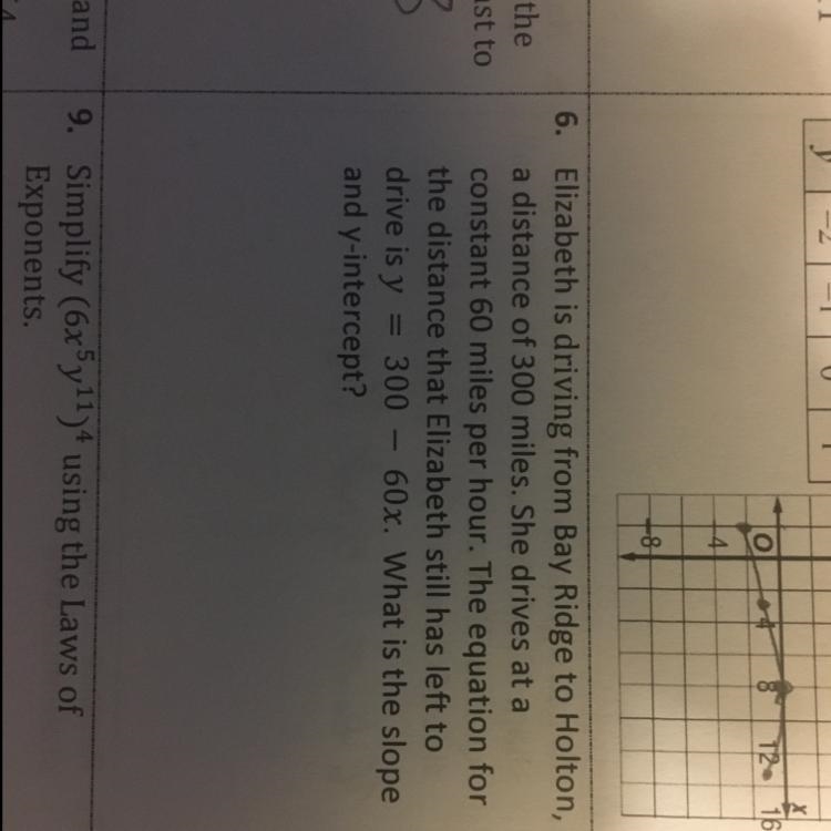 I need help with Number 6 Please include an explanation if possible-example-1