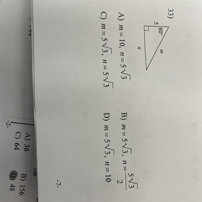 Find the missing lengths. leave your answers as radicals in simplest form-example-1