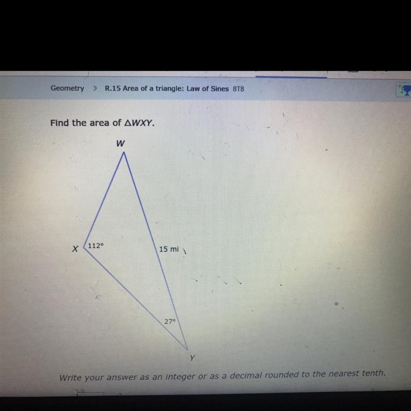 please help area of triangle: law of sines!! other tutors couldn’t solve so they referred-example-1