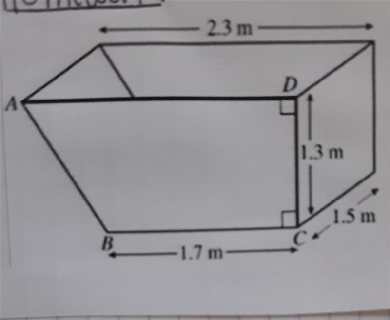 Find the volume of the given shape​-example-1