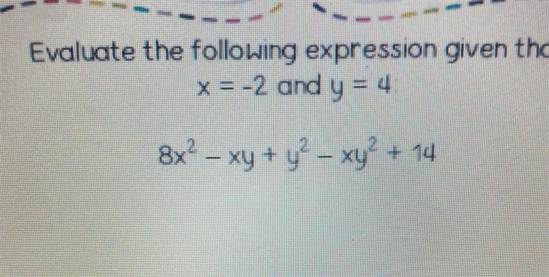 Need help with evaluating this Expression ​-example-1