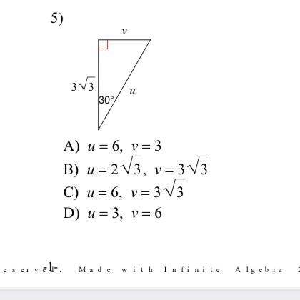 Find the missing side lengths, leave answers in simplify form. plsss help-example-1